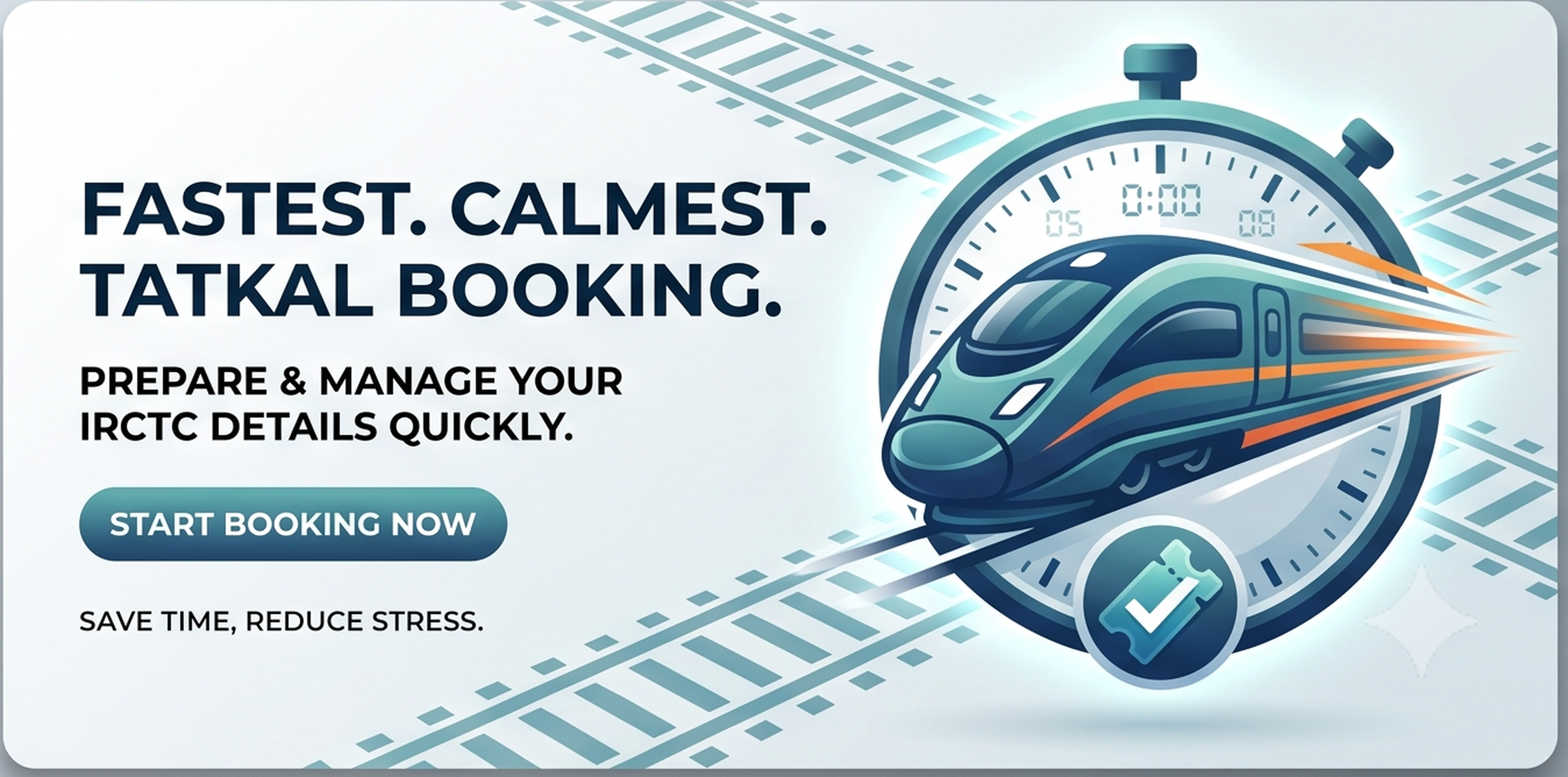 Tatkal Ticket Booking Assistant hero banner